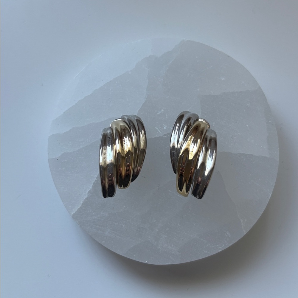 Vintage clip on earrings